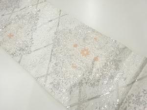 アンティーク　襷に華紋織出し袋帯（材料）